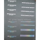 Custom Pembuatan Rainbow Reflective Heat Transfer Label 1