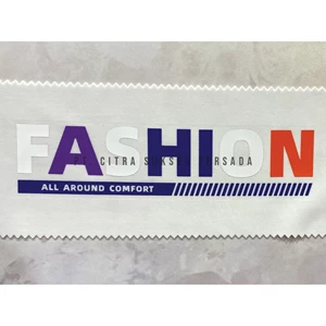 Custom Pembuatan Label kualitas 3D HD Print logo fashion