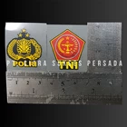 Cetak Stiker Heat Transfer label TNI Logo 2